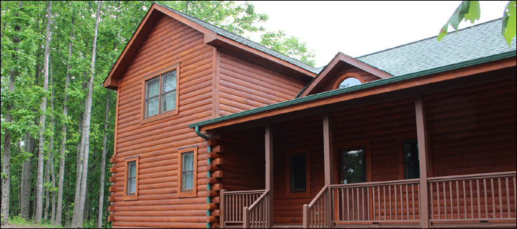Log Home Staining in Danville City, Virginia