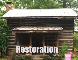 Historic Log Cabin Restoration  Danville City, Virginia